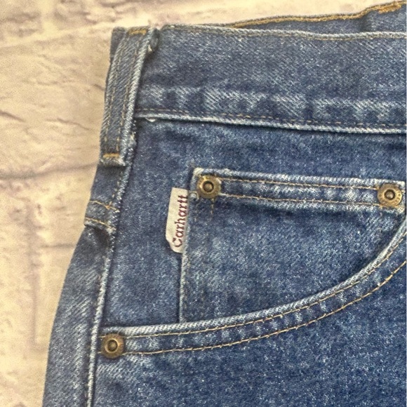 Carhartt Men's Relaxed Fit Blue Jeans. Size 42X30 - Picture 2 of 12